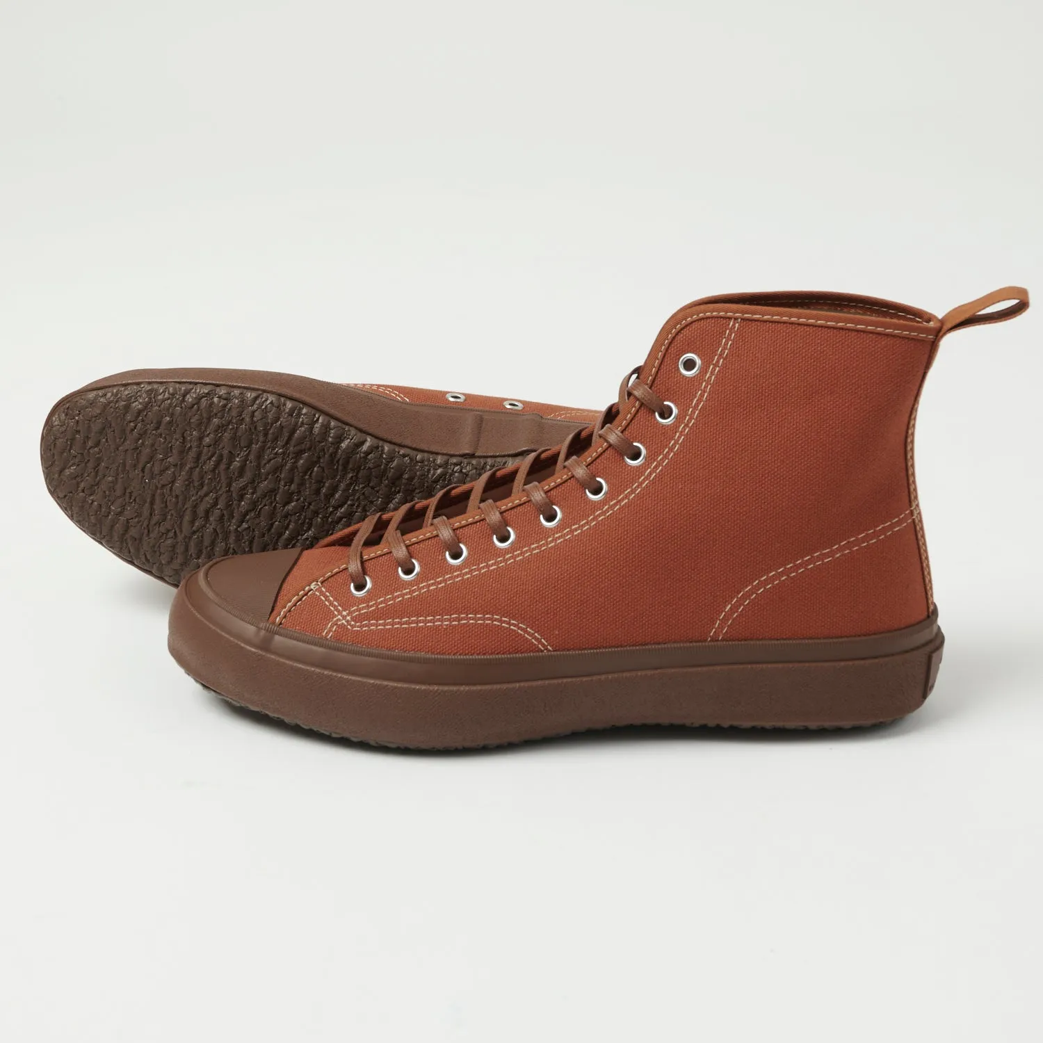 Moonstar 'Hibasket' Rubber Sole Hi-Top Sneaker - Brown sold by Son of a Stag product image thumbnail 2