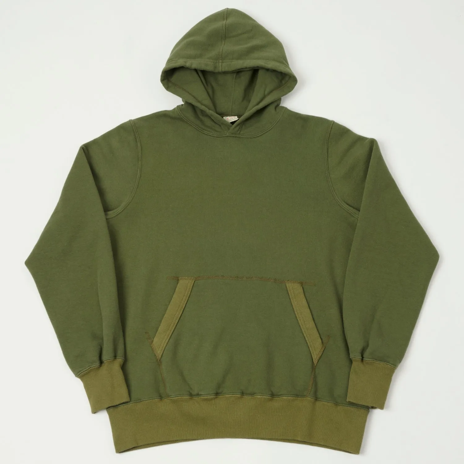 Buzz Rickson's Pullover Sweat Parka - Olive sold by Son of a Stag