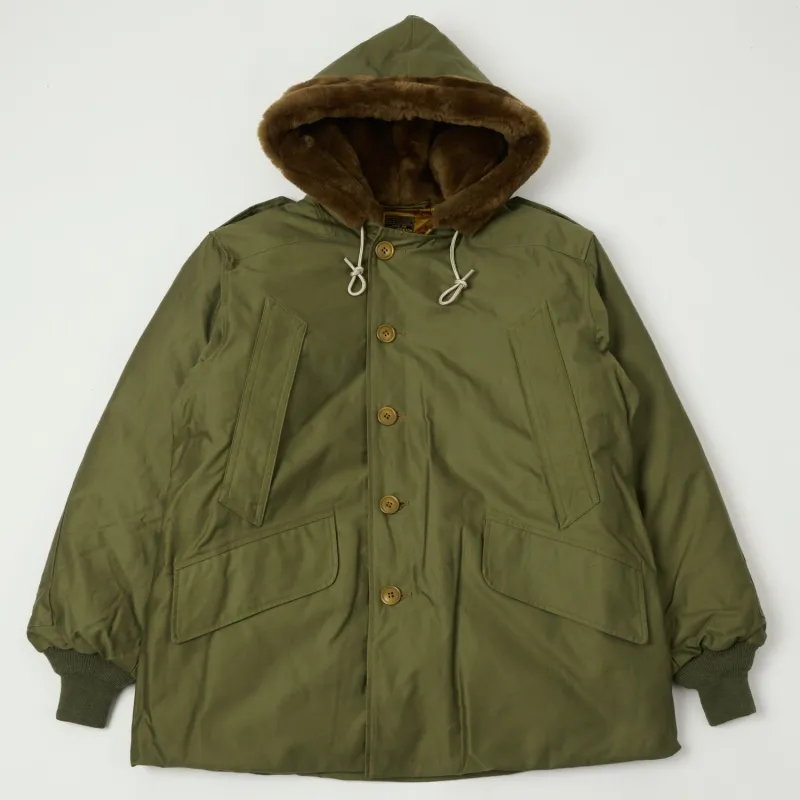 Buzz Rickson's Type B-9 Extreme Cold Flight Parka - Olive Drab sold by Son of a Stag