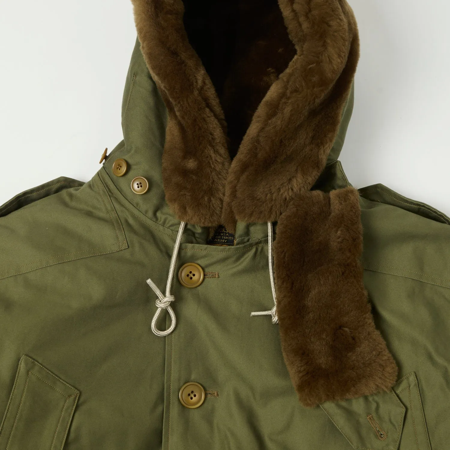 Buzz Rickson's Type B-9 Extreme Cold Flight Parka - Olive Drab sold by Son of a Stag product image thumbnail 2