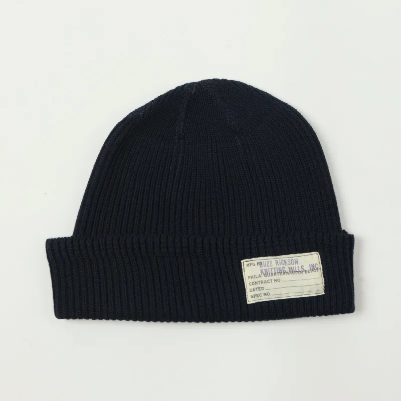 Buzz Rickson's Cotton Watch Cap - Navy sold by Son of a Stag