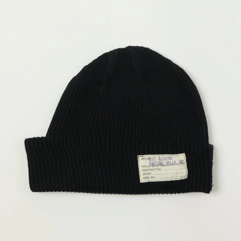 Buzz Rickson's Cotton Watch Cap - Black sold by Son of a Stag