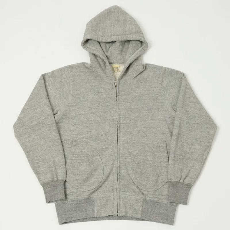 Buzz Rickson's Full Zip Sweat Parka - Heather Grey sold by Son of a Stag