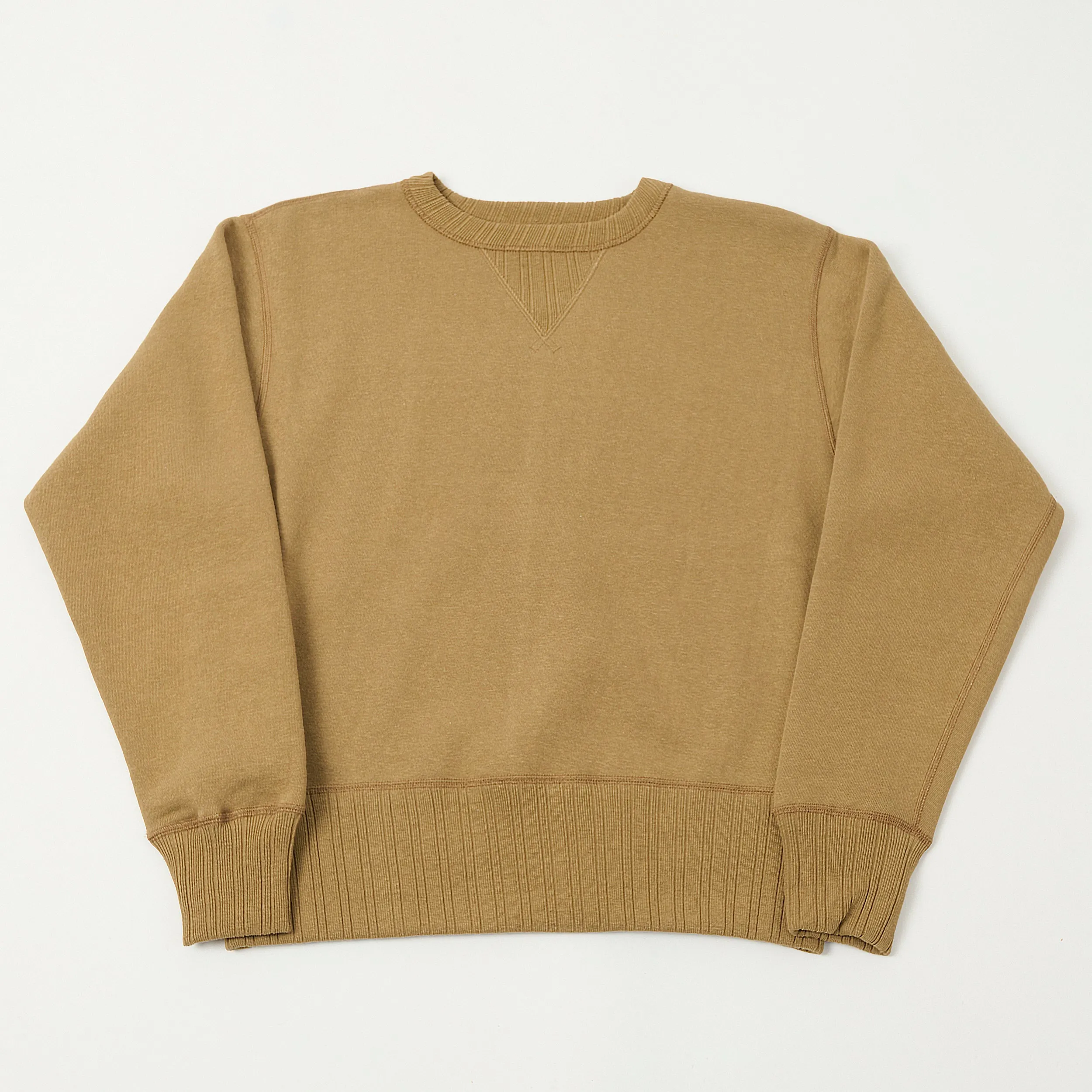 FULLCOUNT 3741 'Mother Cotton' Sweatshirt - Beige sold by Son of a Stag