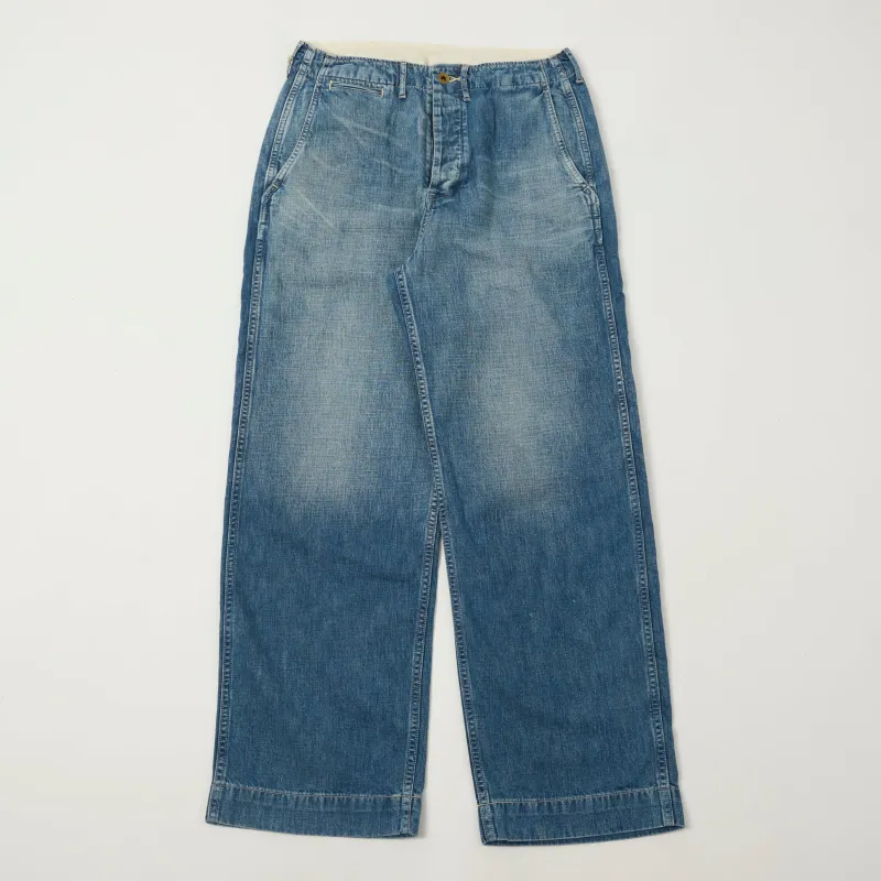 Full Count 1201 10.5oz Denim Trouser - Heavy Wash sold by Son of a Stag