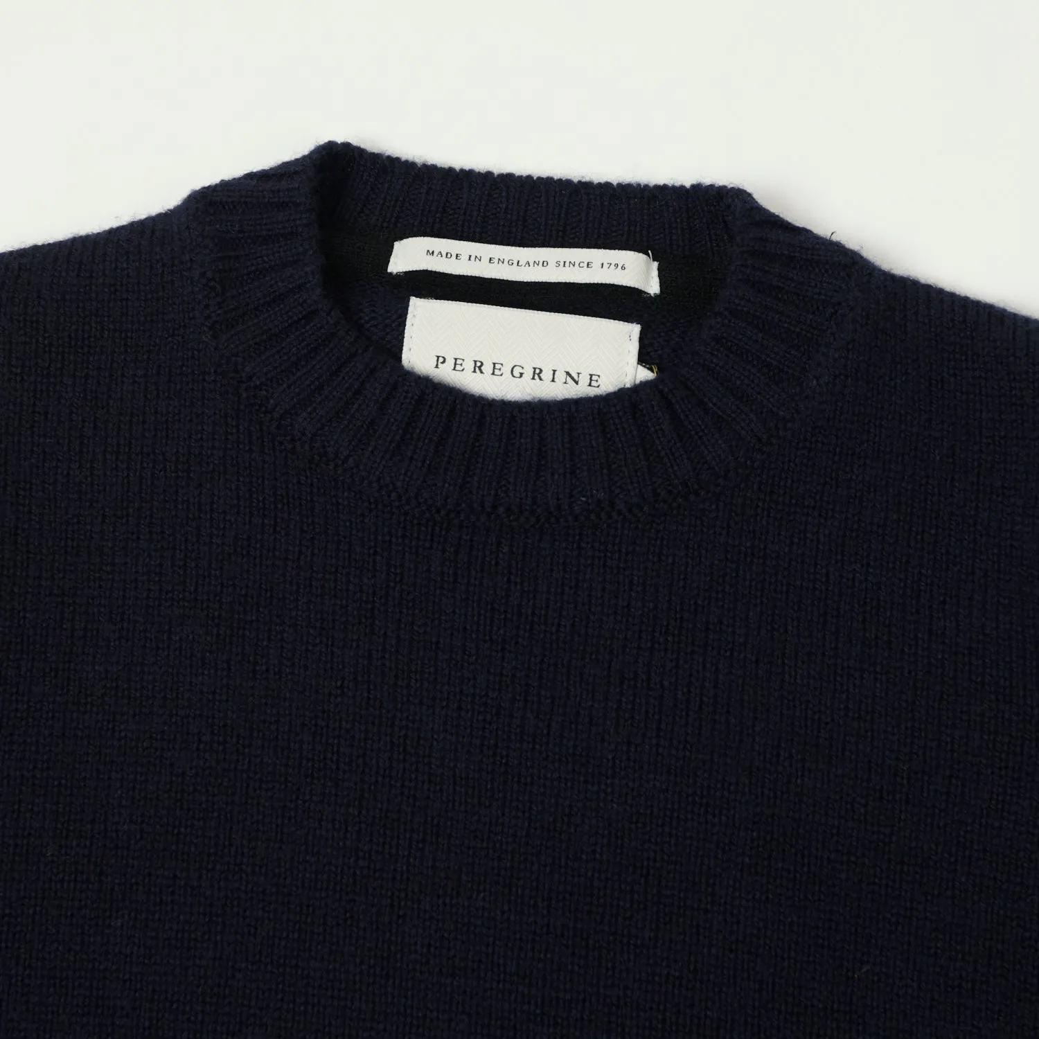 Peregrine Makers Stitch Jumper - Navy sold by Son of a Stag product image thumbnail 2