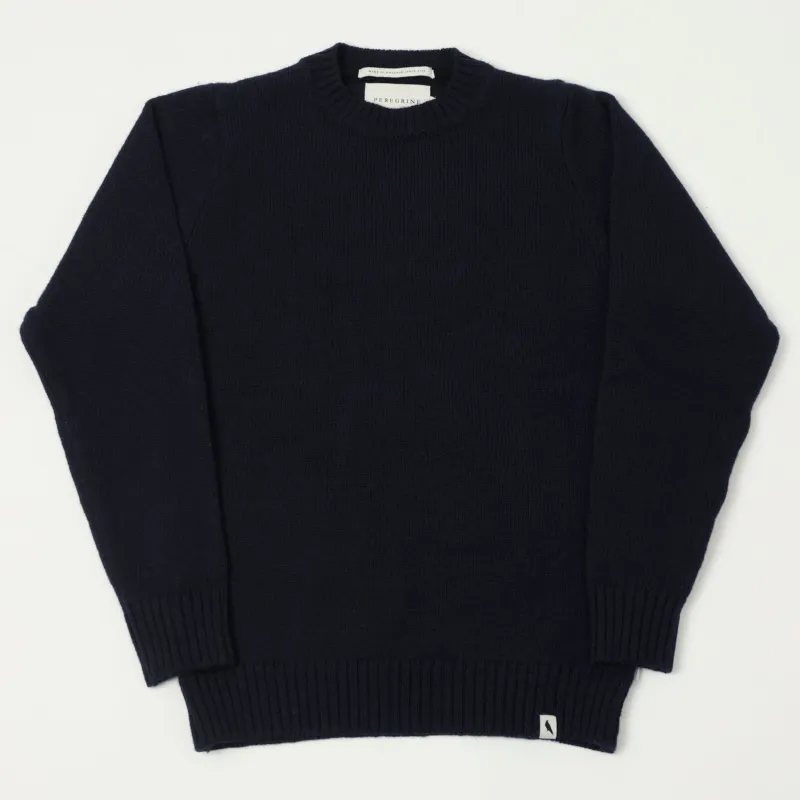 Peregrine Makers Stitch Jumper - Navy sold by Son of a Stag