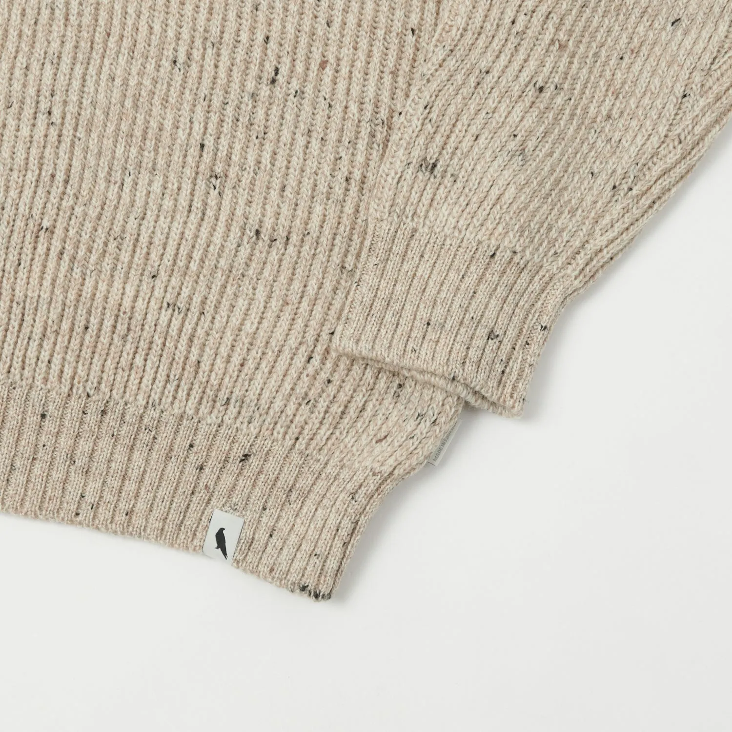 Peregrine Ford Crew Neck Jumper - Oatmeal sold by Son of a Stag product image thumbnail 3