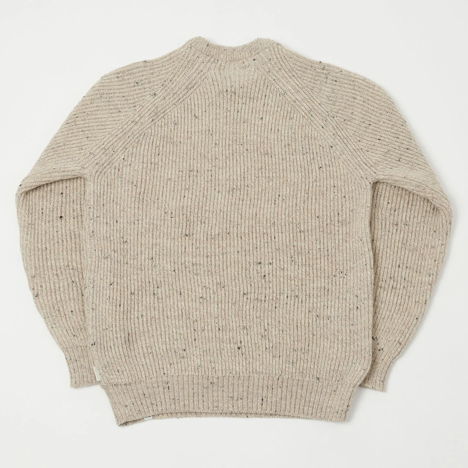 Peregrine Ford Crew Neck Jumper - Oatmeal sold by Son of a Stag product image thumbnail 4