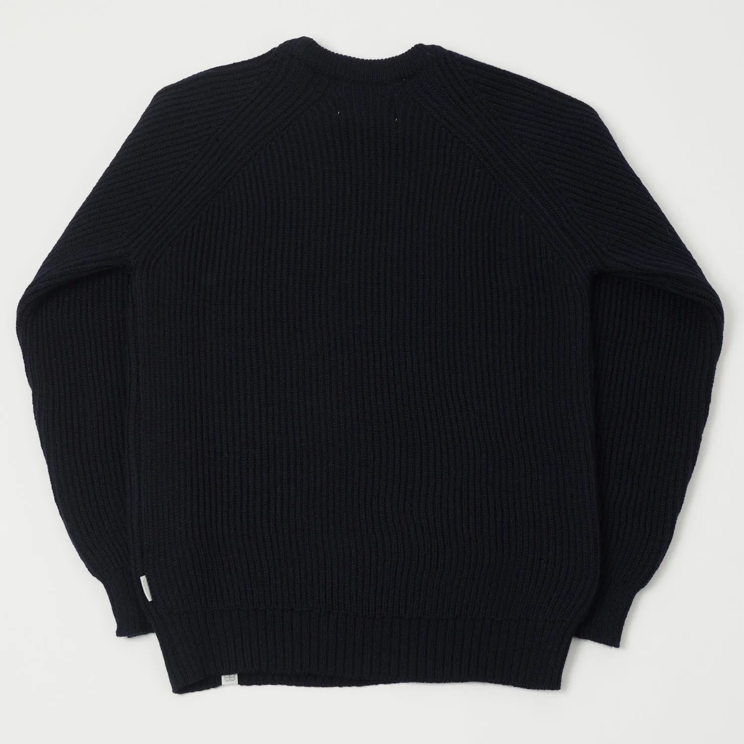 Peregrine Ford Crew Neck Jumper - Navy sold by Son of a Stag product image thumbnail 5