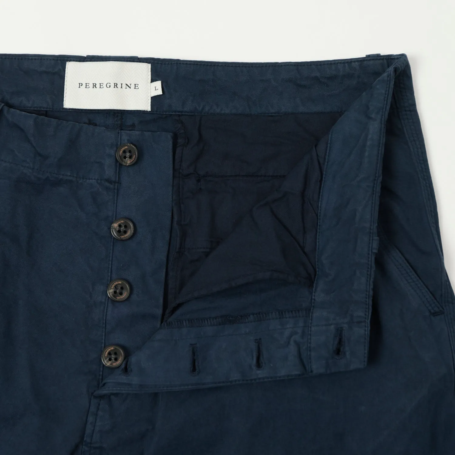 Peregrine Chore Trousers - Navy sold by Son of a Stag product image thumbnail 3