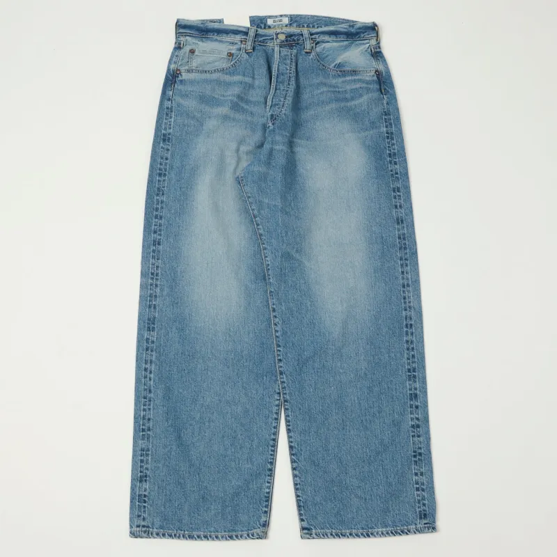 Spellbound 215C 12oz Wide Straight Jean - Blast Wash sold by Son of a Stag