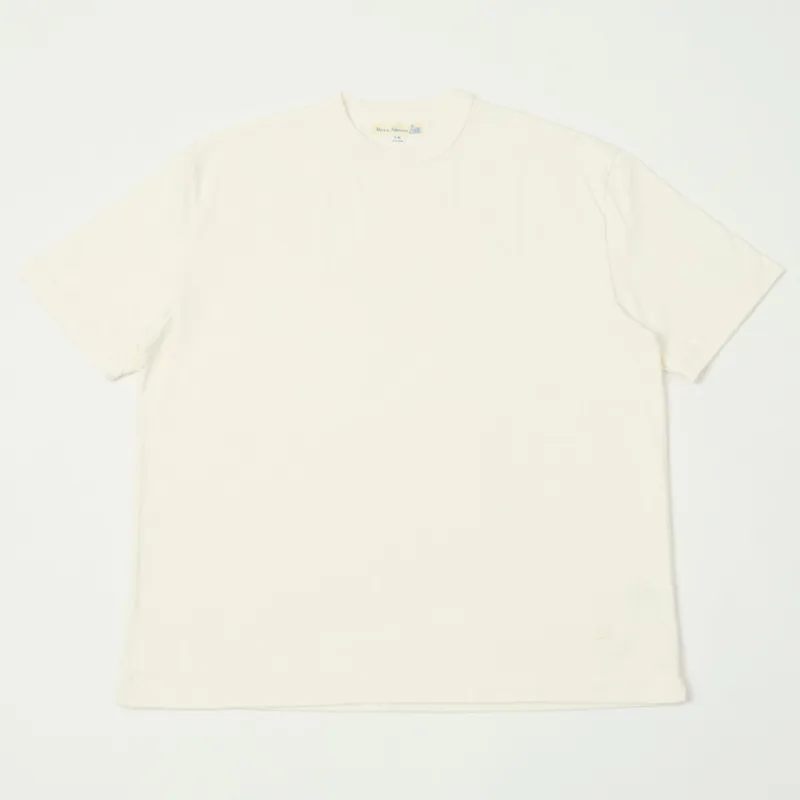 Merz b. Schwanen 'Good Basics' Boxy Cropped T-Shirt - White made by Merz B. Schwanen