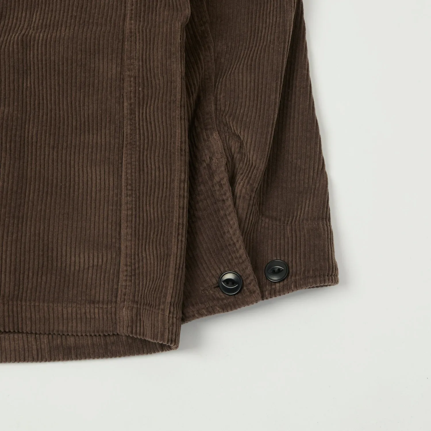 Merz b. Schwanen 'Good Basics' Corduroy Chore Jacket - Chocolate sold by Son of a Stag product image thumbnail 5