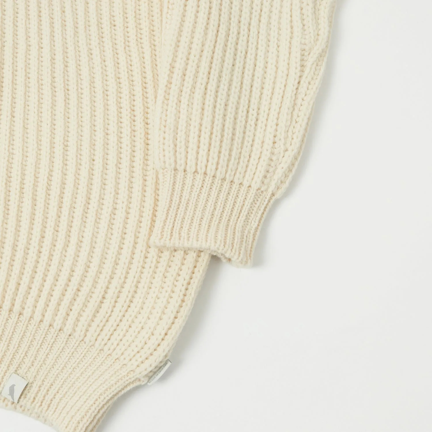 Peregrine Wilkinson Shawl Collar Cardigan - Ecru sold by Son of a Stag product image thumbnail 4