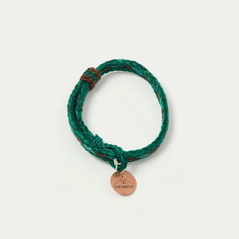 Chamula Braided Horsehair Bracelet - Turquoise sold by Son of a Stag