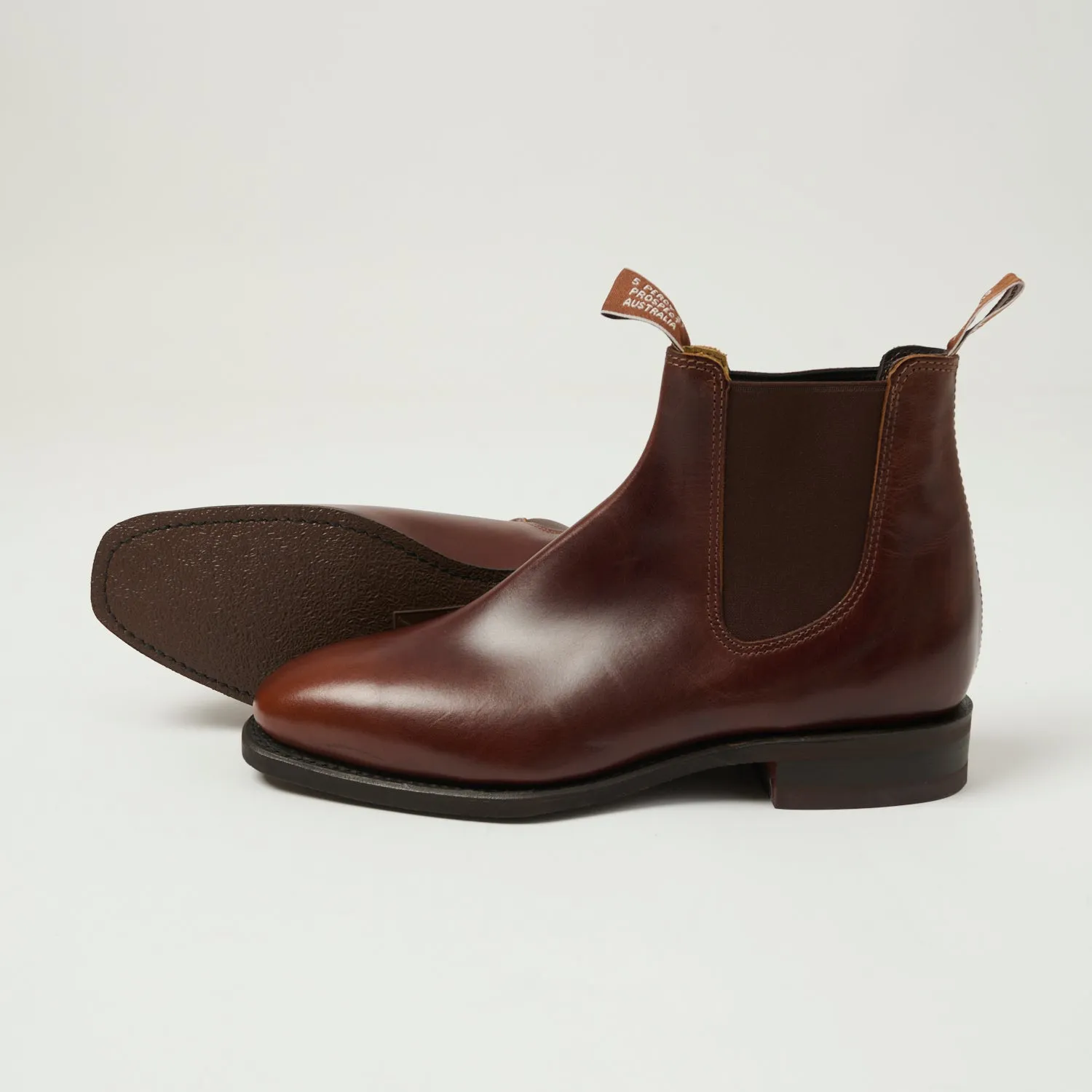 R.M.Williams 'Comfort Craftsman' Leather Chelsea Boot - Mid Brown sold by Son of a Stag product image thumbnail 2