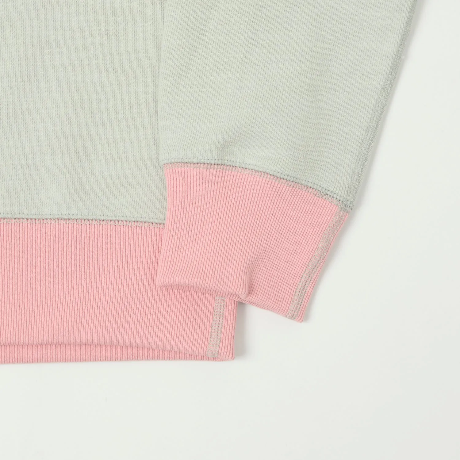 Jackman GG Crewneck Sweatshirt - Silver/Pink sold by Son of a Stag product image thumbnail 3