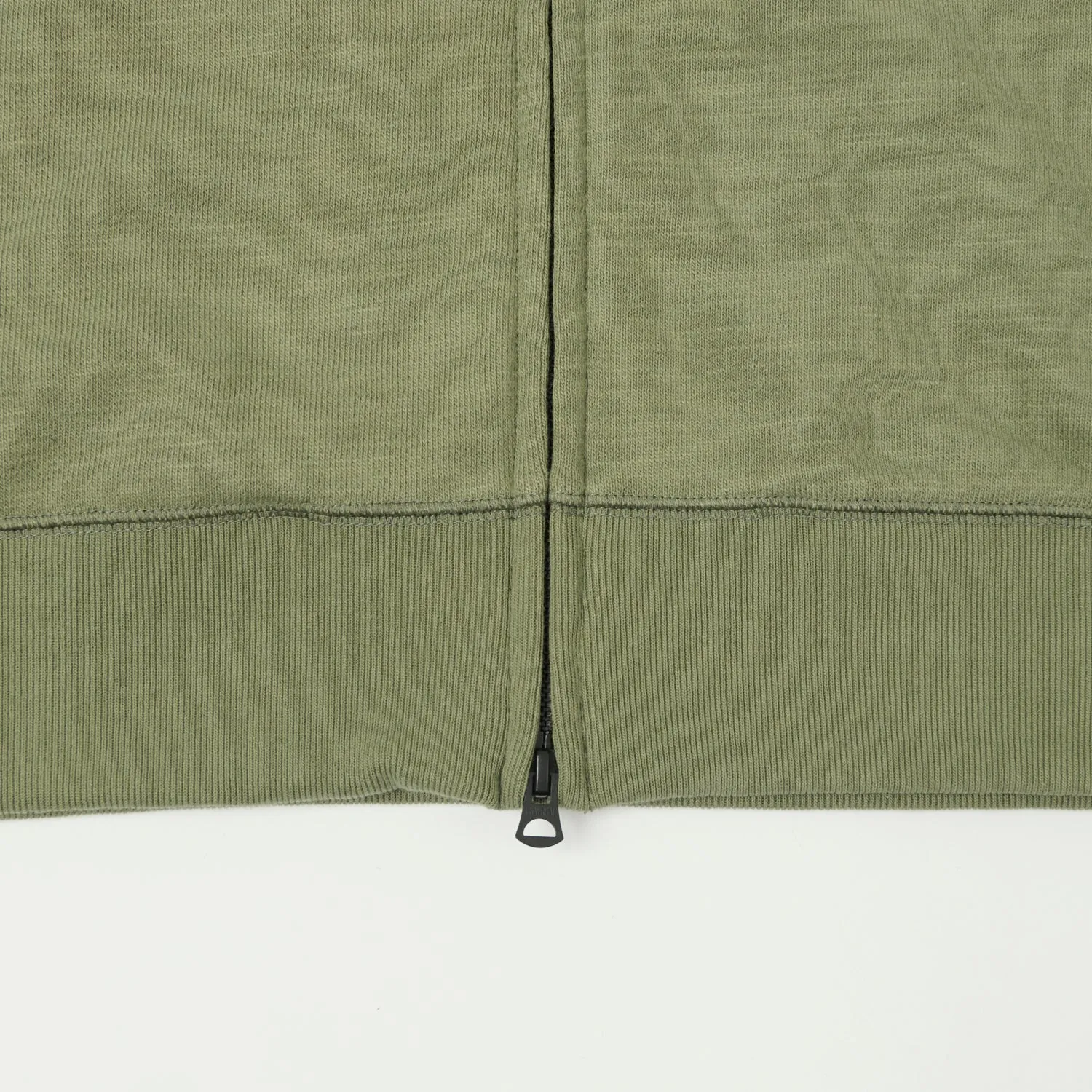 Jackman GG Zip Through Sweat Parka - Olive sold by Son of a Stag product image thumbnail 3