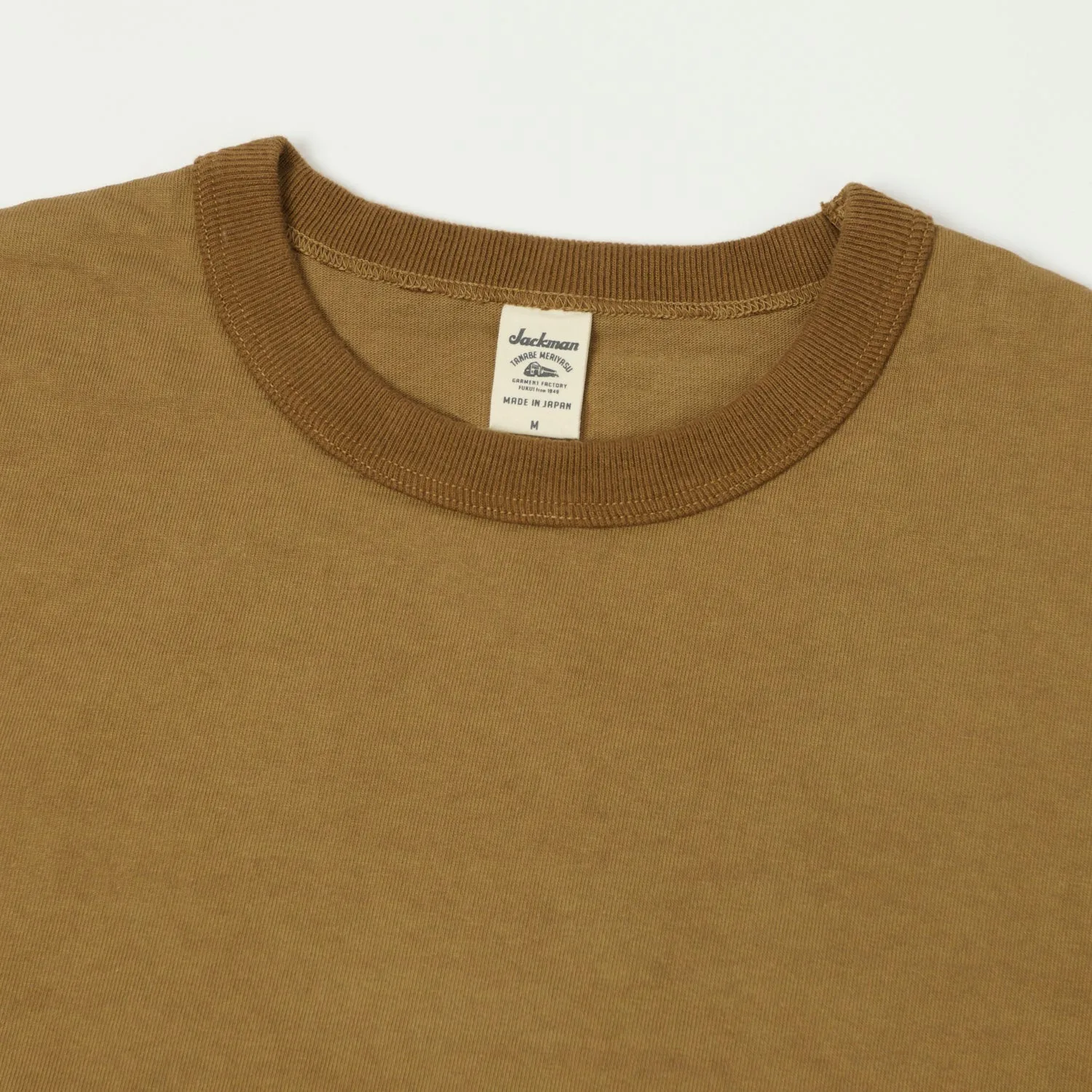 Jackman Long Sleeve Dotsume T-Shirt - Bronze sold by Son of a Stag product image thumbnail 2
