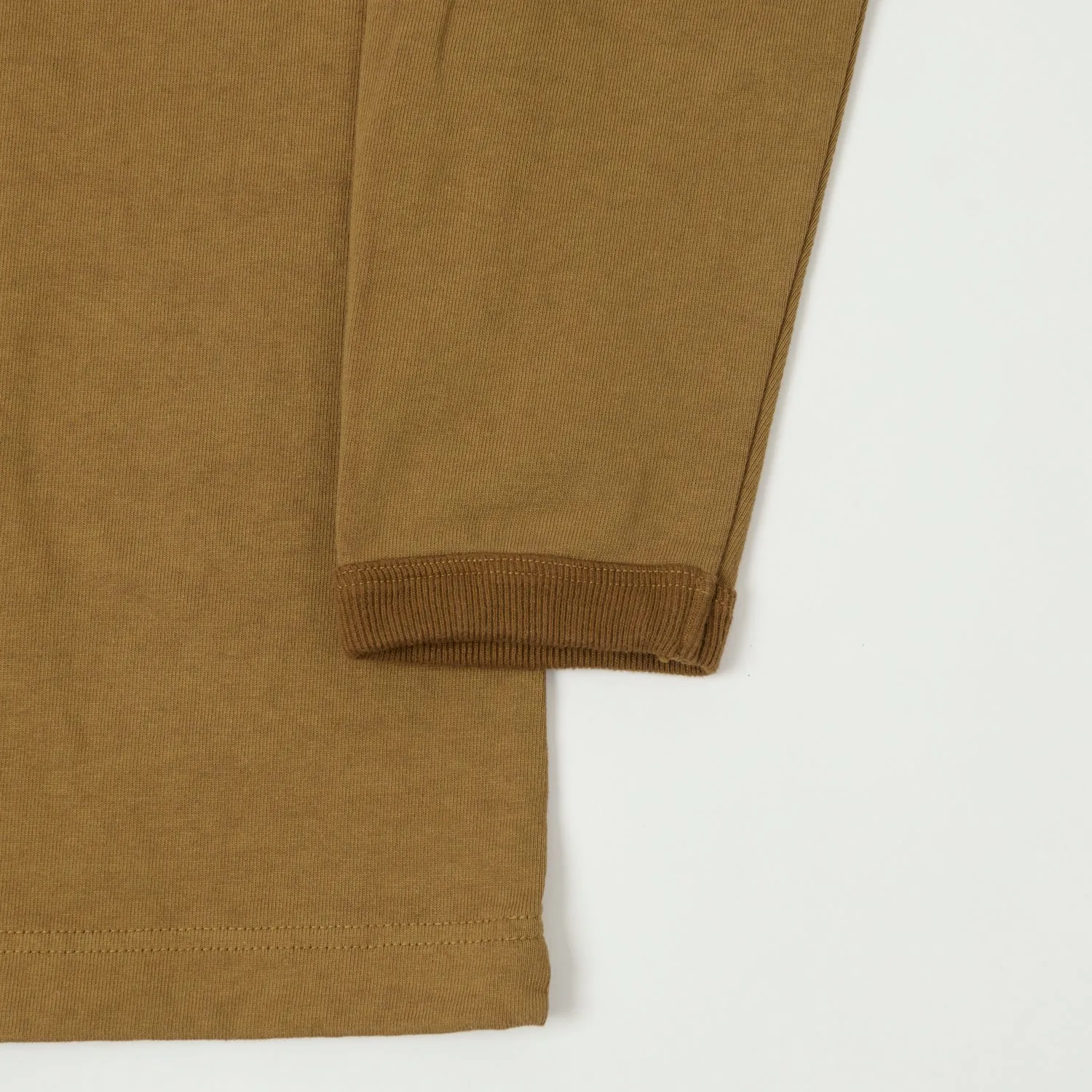 Jackman Long Sleeve Dotsume T-Shirt - Bronze sold by Son of a Stag product image thumbnail 3