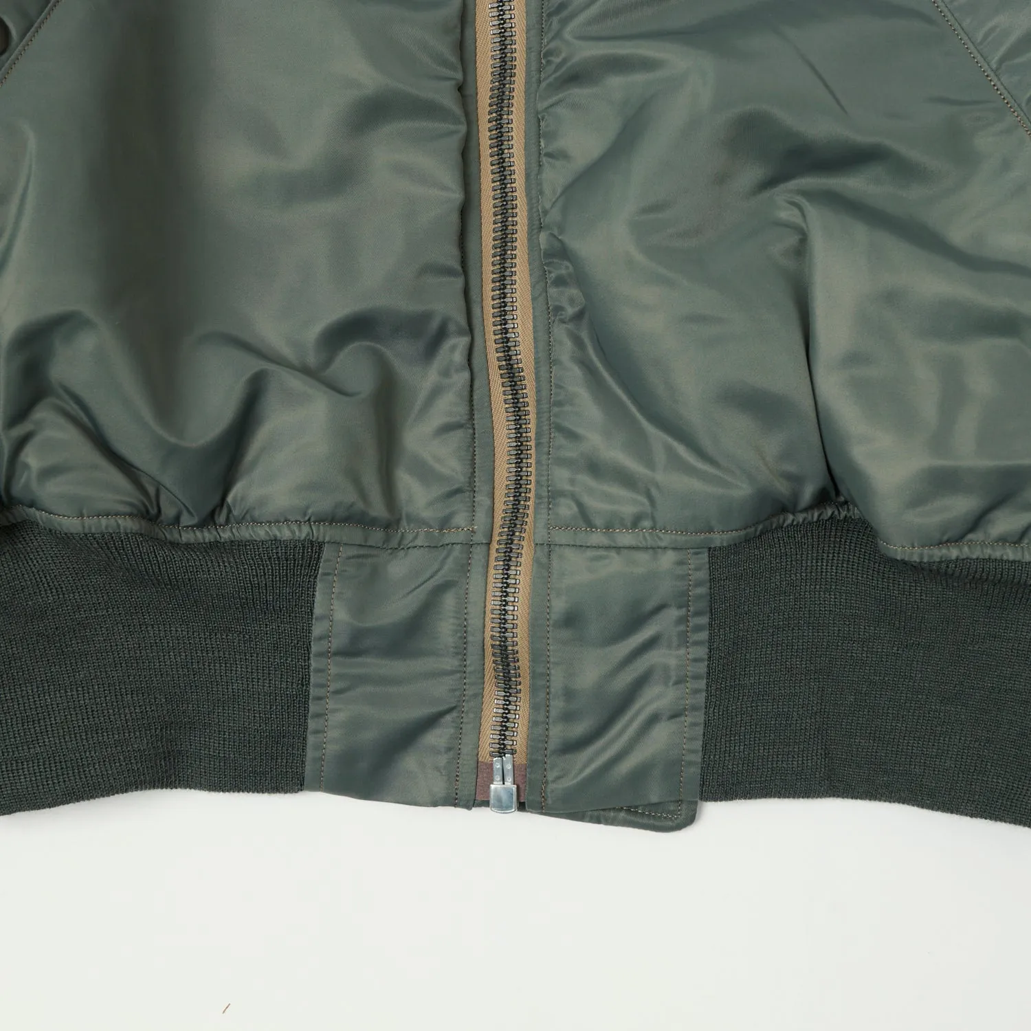 Buzz Rickson's MA-1 'Albert Turner & Co' Flight Jacket - Olive sold by Son of a Stag product image thumbnail 5