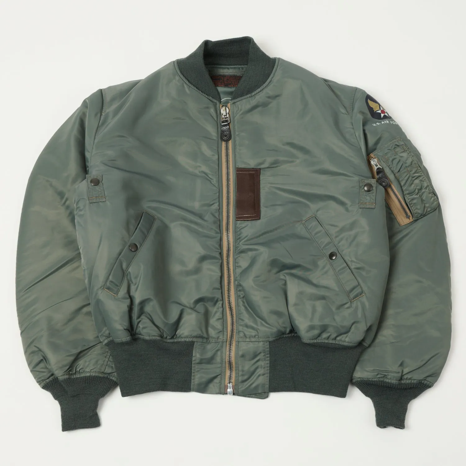 Buzz Rickson's MA-1 'Albert Turner & Co' Flight Jacket - Olive sold by Son of a Stag