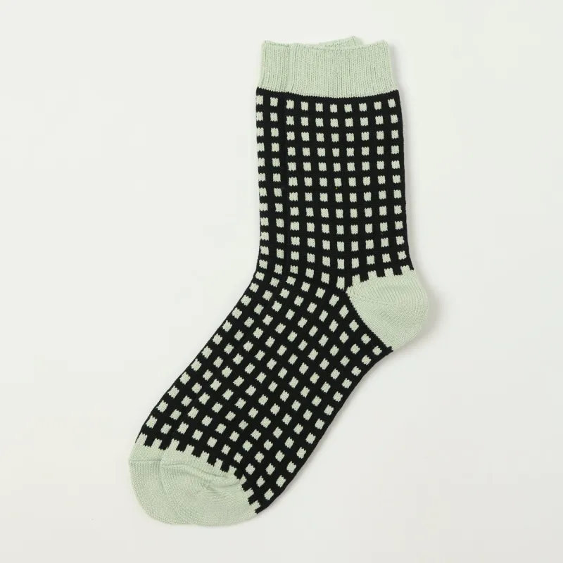 RoToTo Square Lattice Sock - Mint sold by Son of a Stag