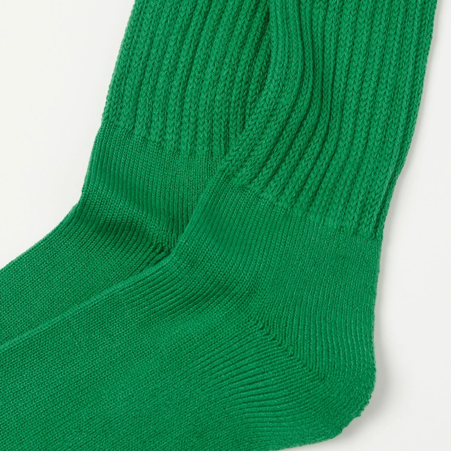 RoToTo Loose Pile Crew Sock - Green sold by Son of a Stag product image thumbnail 2