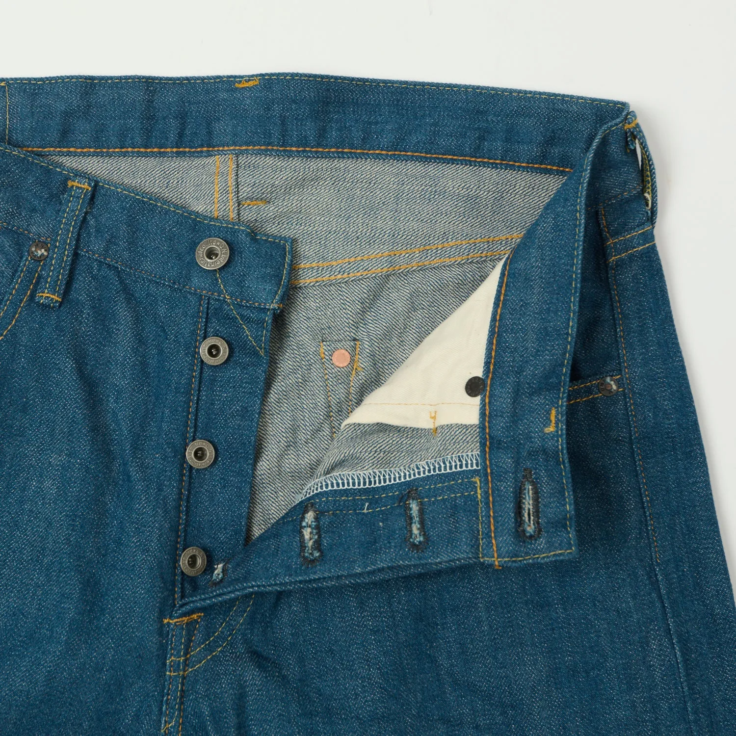 ONI Denim 570-OFBD 13.7oz Regular Straight Jean - One Wash sold by Son of a Stag product image thumbnail 5