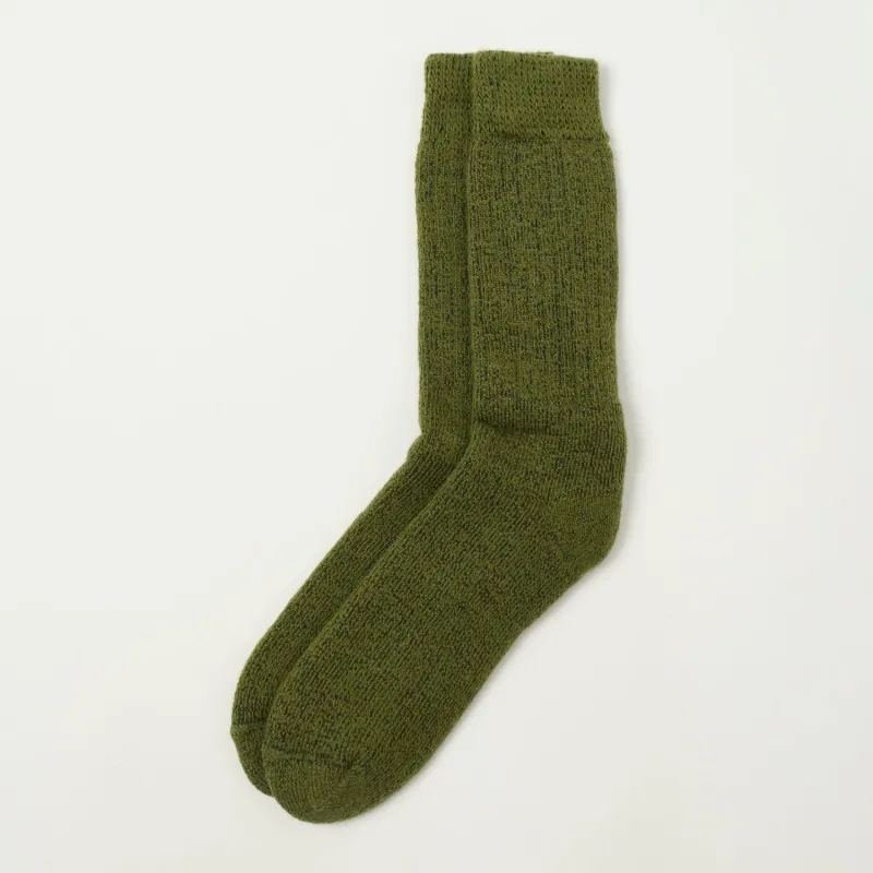 Chamula Alpaca Super Warm Sock - Green sold by Son of a Stag