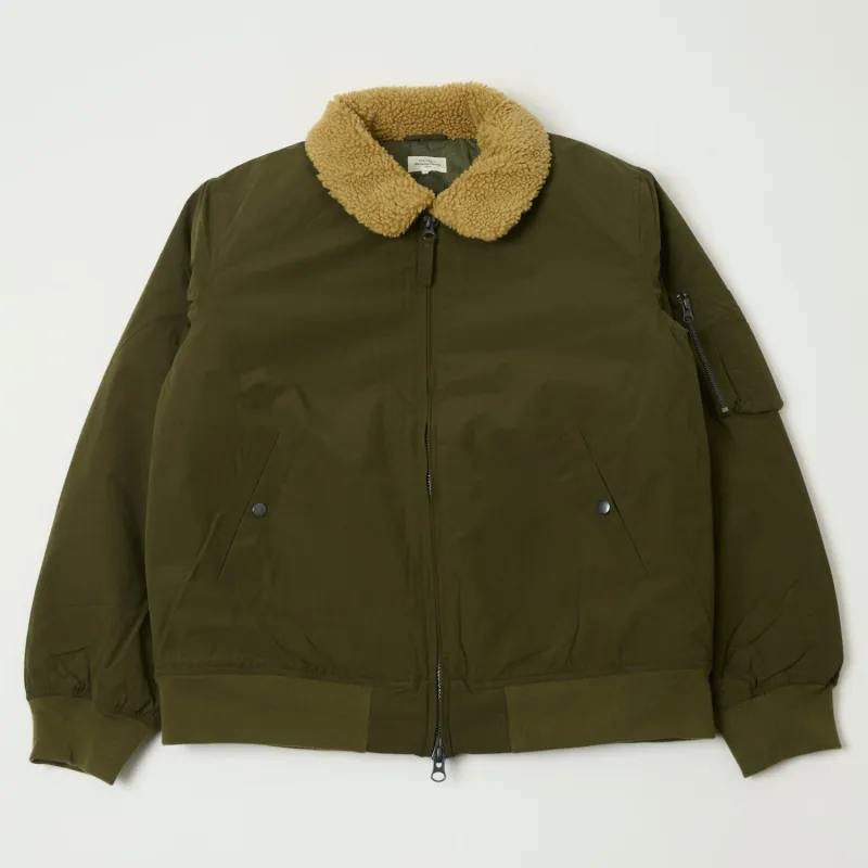 Hartford 'Doe' Flight Jacket - Dark Olive sold by Son of a Stag