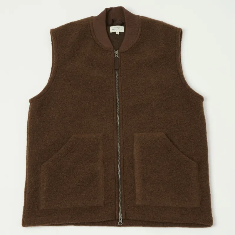 Hartford Knitted Wool Vest - Hazelnut sold by Son of a Stag