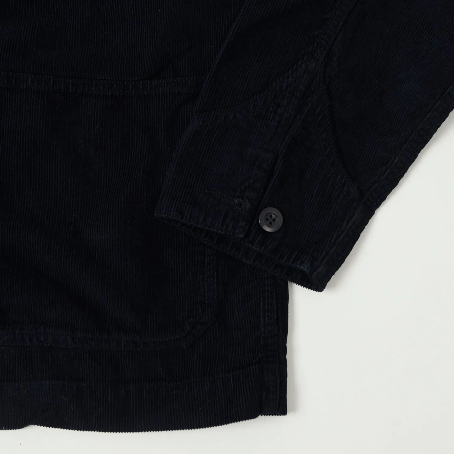 Hartford 'Jack' Corduroy Jacket - Dark Navy sold by Son of a Stag product image thumbnail 4
