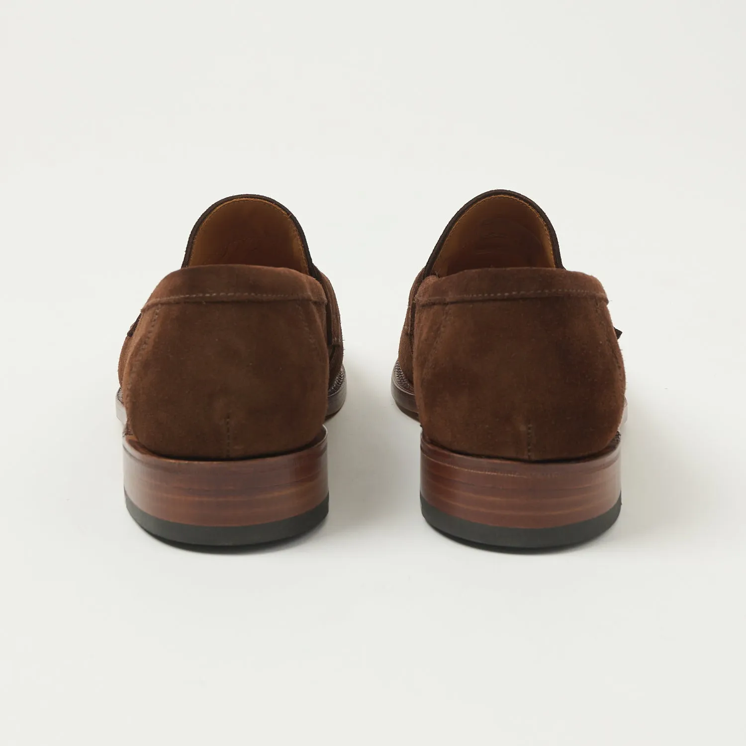 Sanders Aldwych Penny Loafer - Polo Snuff Suede sold by Son of a Stag product image thumbnail 4