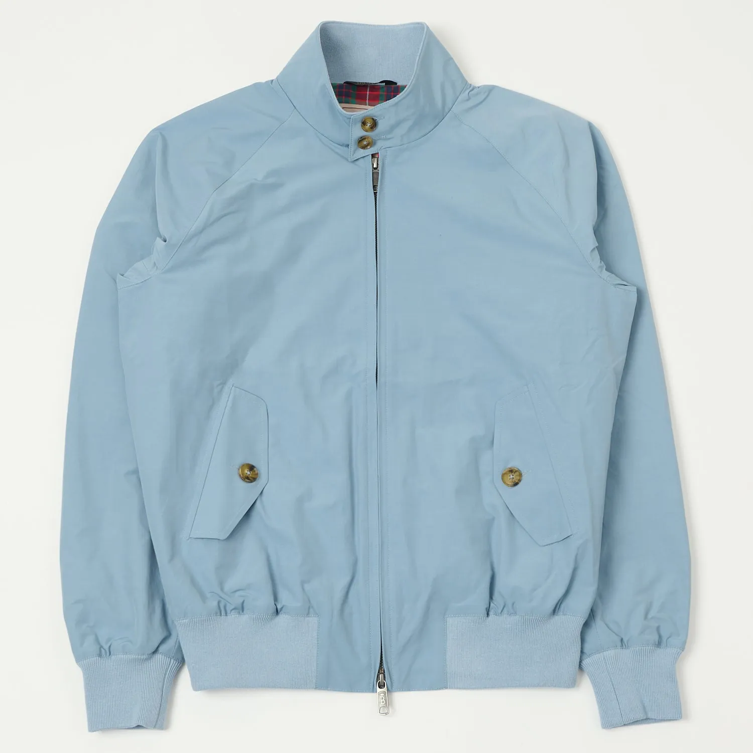 Baracuta G9 'Baracuta Cloth' Harrington Jacket - Dusty Blue sold by Son of a Stag