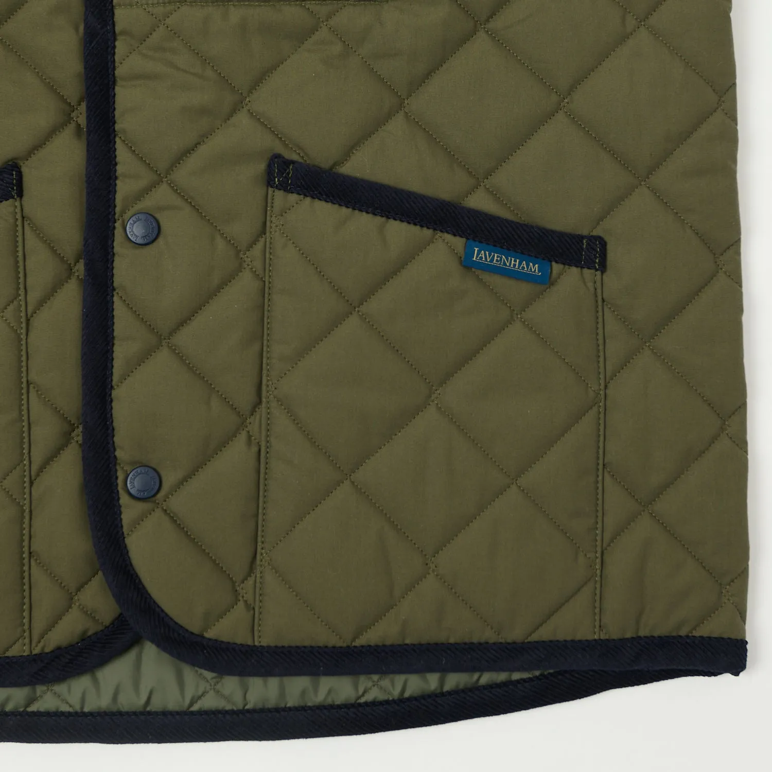 Lavenham Thornham Gilet - Olive Green sold by Son of a Stag product image thumbnail 3