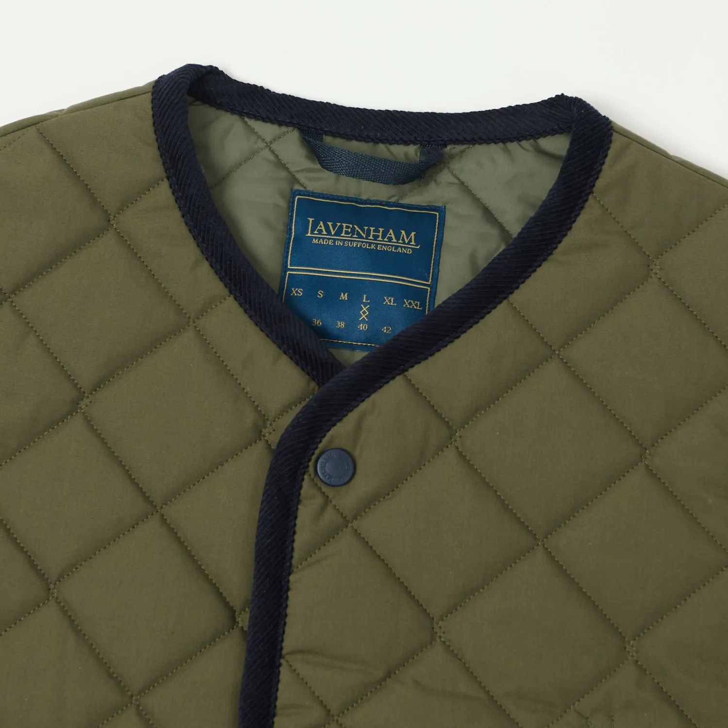 Lavenham Thornham Gilet - Olive Green sold by Son of a Stag product image thumbnail 2