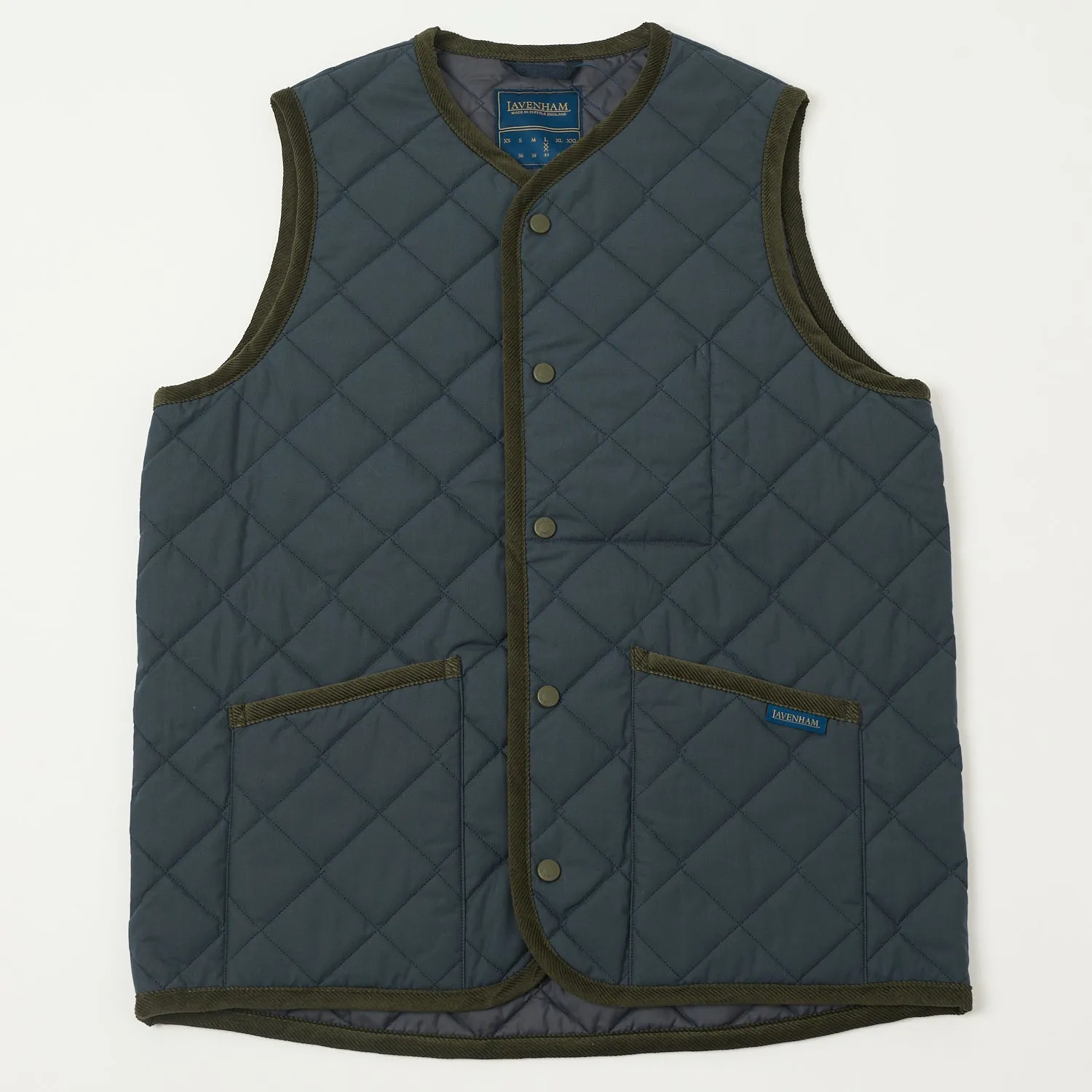 Lavenham Thornham Gilet - Suffolk Navy sold by Son of a Stag