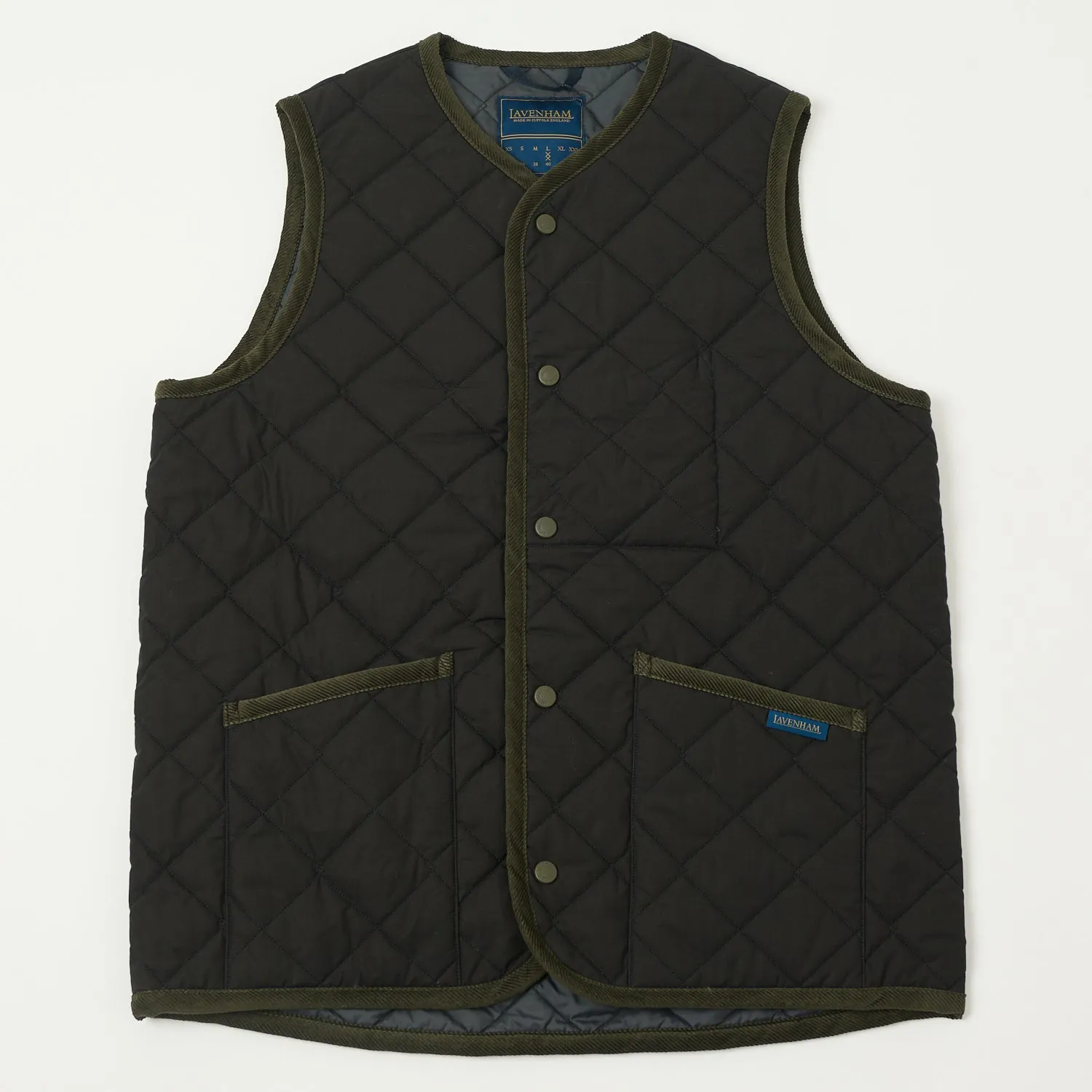 Lavenham Thornham Gilet - Lamp Black sold by Son of a Stag