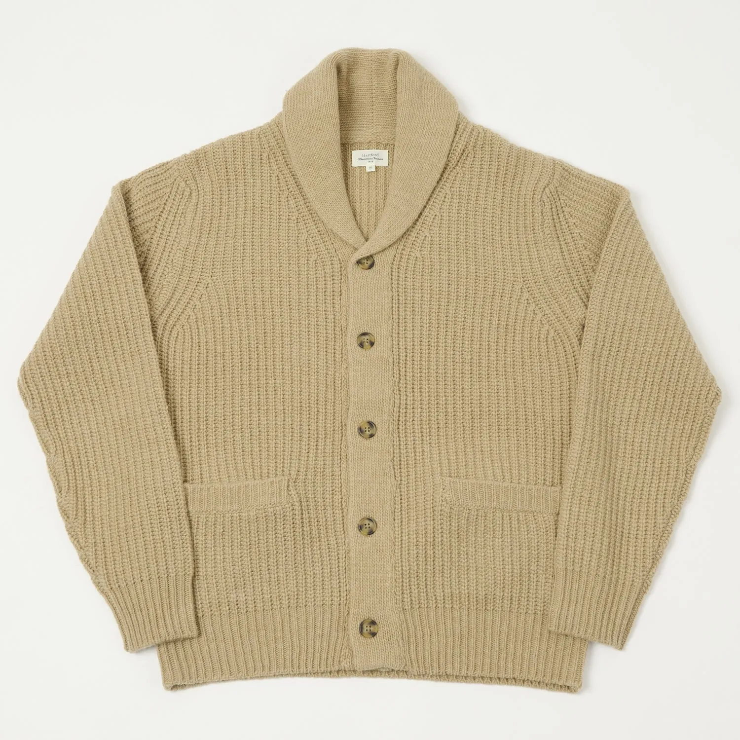 Hartford Shawl Collar Cardigan Cardigan - Camel sold by Son of a Stag