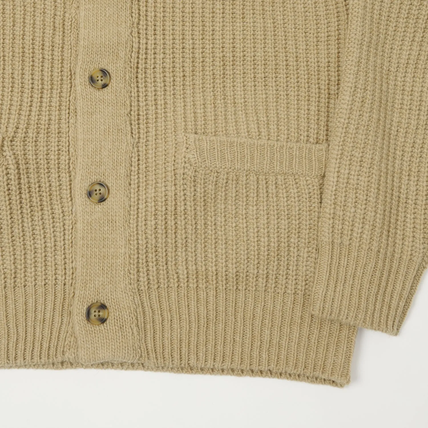Hartford Shawl Collar Cardigan Cardigan - Camel sold by Son of a Stag product image thumbnail 3