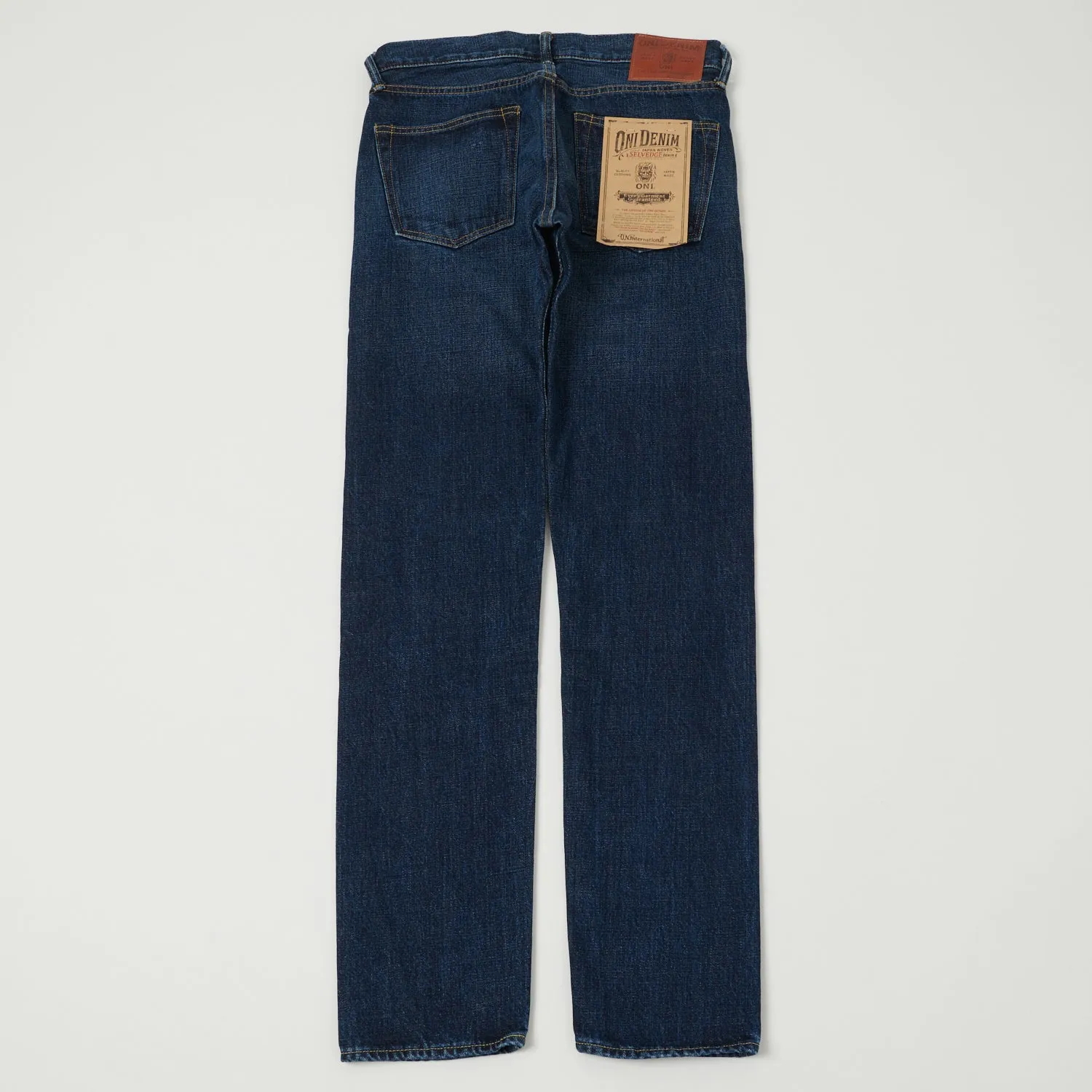 ONI Denim 540 Low Tension 15oz Regular Tapered Jean - 6 Month Used Dark Wash sold by Son of a Stag product image thumbnail 4