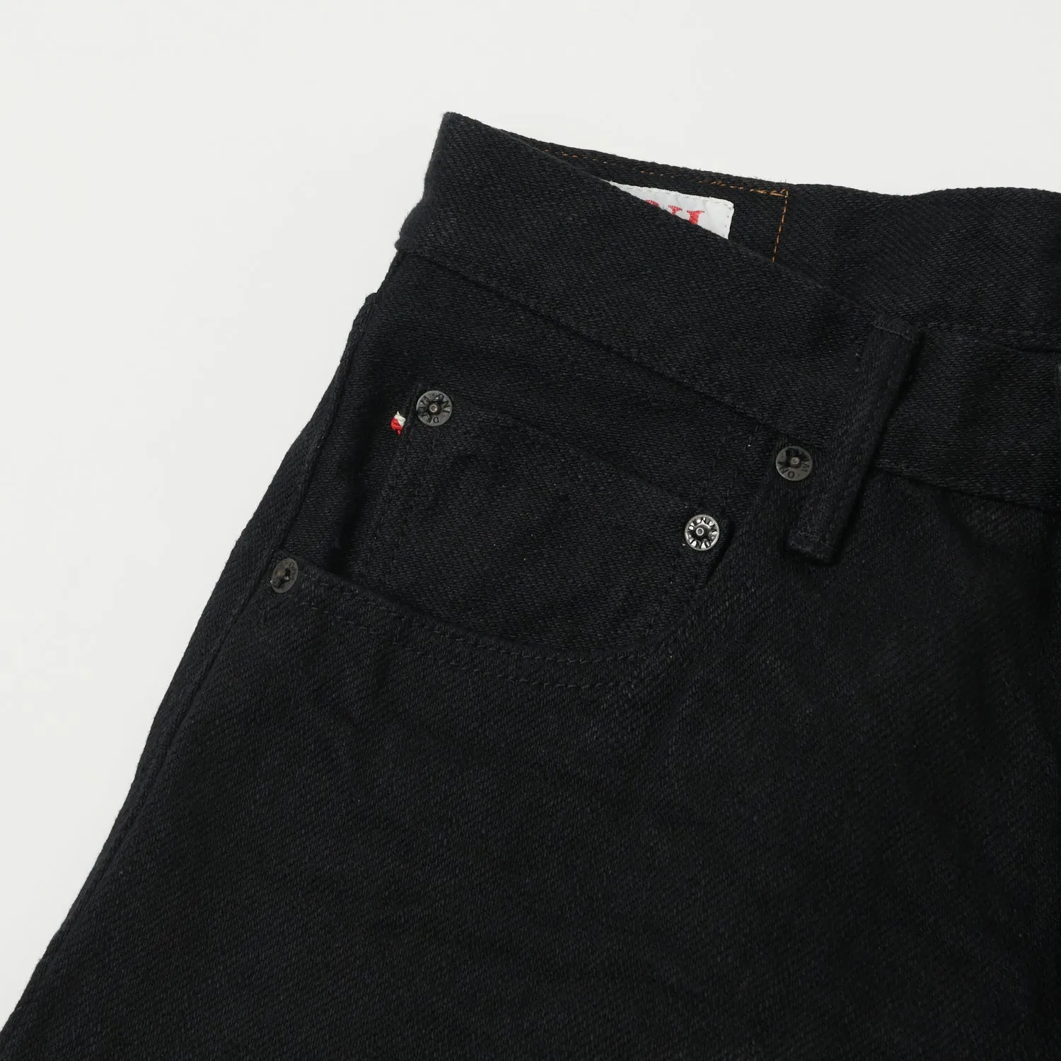ONI Denim 622ZR-BKBK 20oz Secret Denim Relaxed Tapered Jean - One Wash - Black sold by Son of a Stag product image thumbnail 5