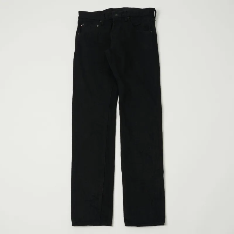 ONI Denim 622ZR-BKBK 20oz Secret Denim Relaxed Tapered Jean - One Wash - Black sold by Son of a Stag