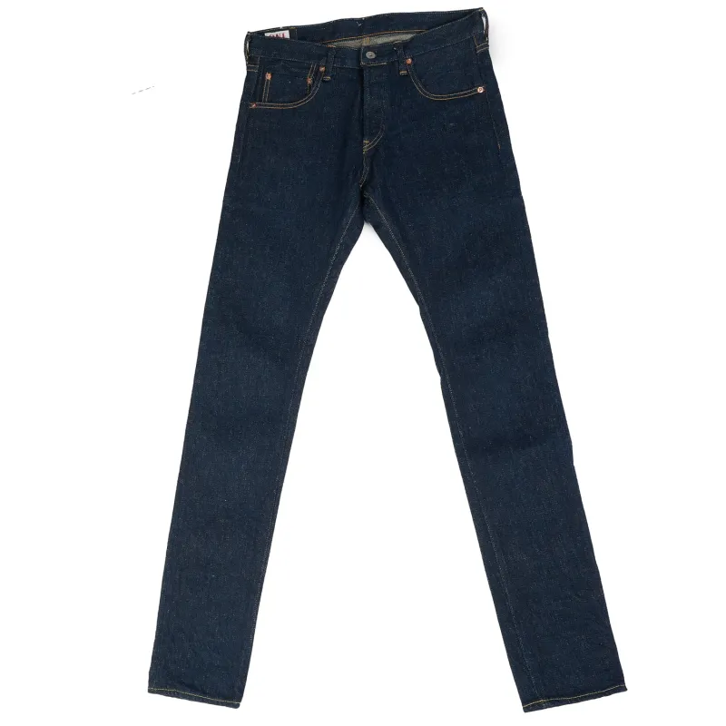 ONI Denim 122ZR-S 20z Shin Secret Denim Slim Tapered Jean - One Wash sold by Son of a Stag