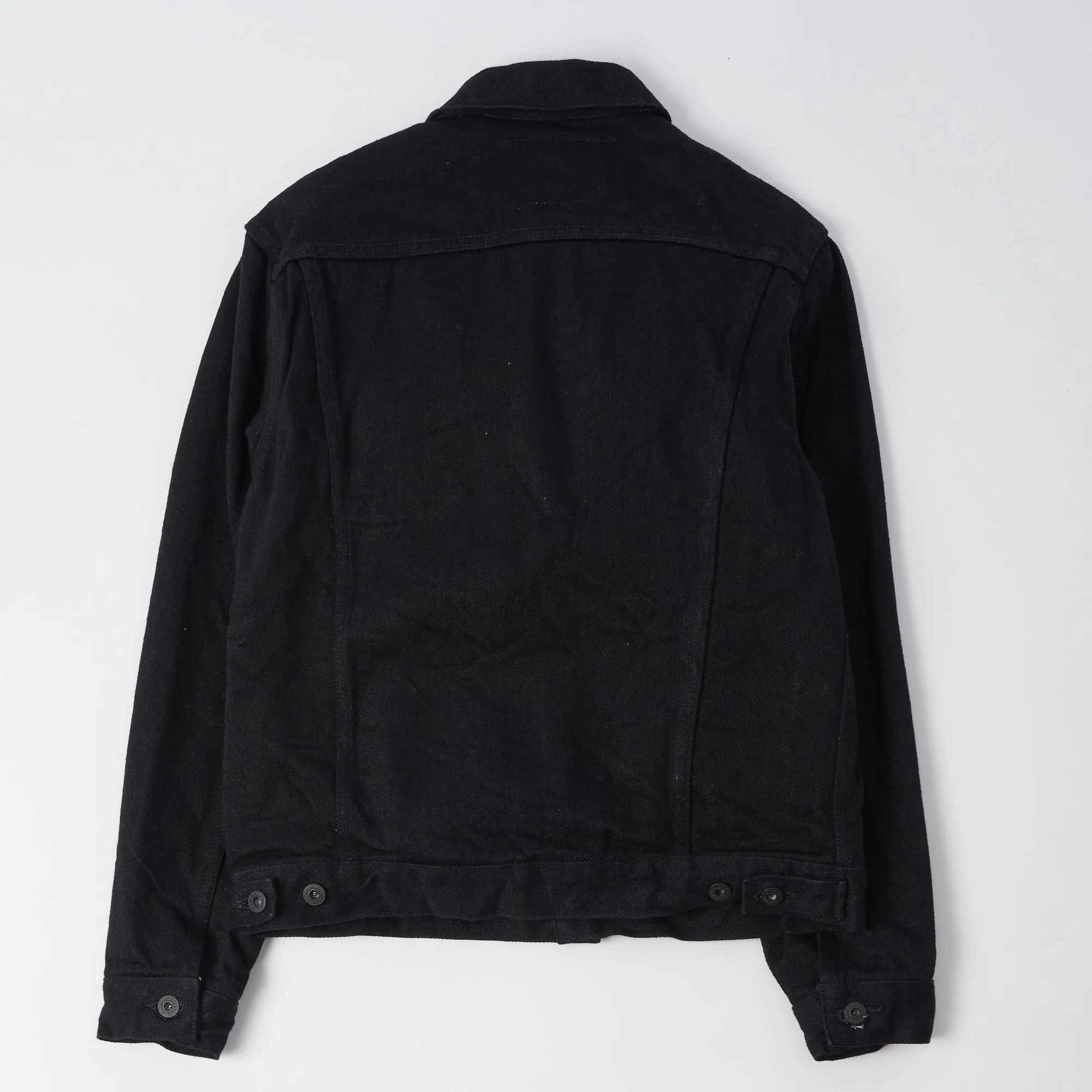 ONI Denim 02527PZR-IDBK 20oz 'Indigo x Black Secret Denim' Type III Denim Jacket - Rinsed sold by Son of a Stag product image thumbnail 3