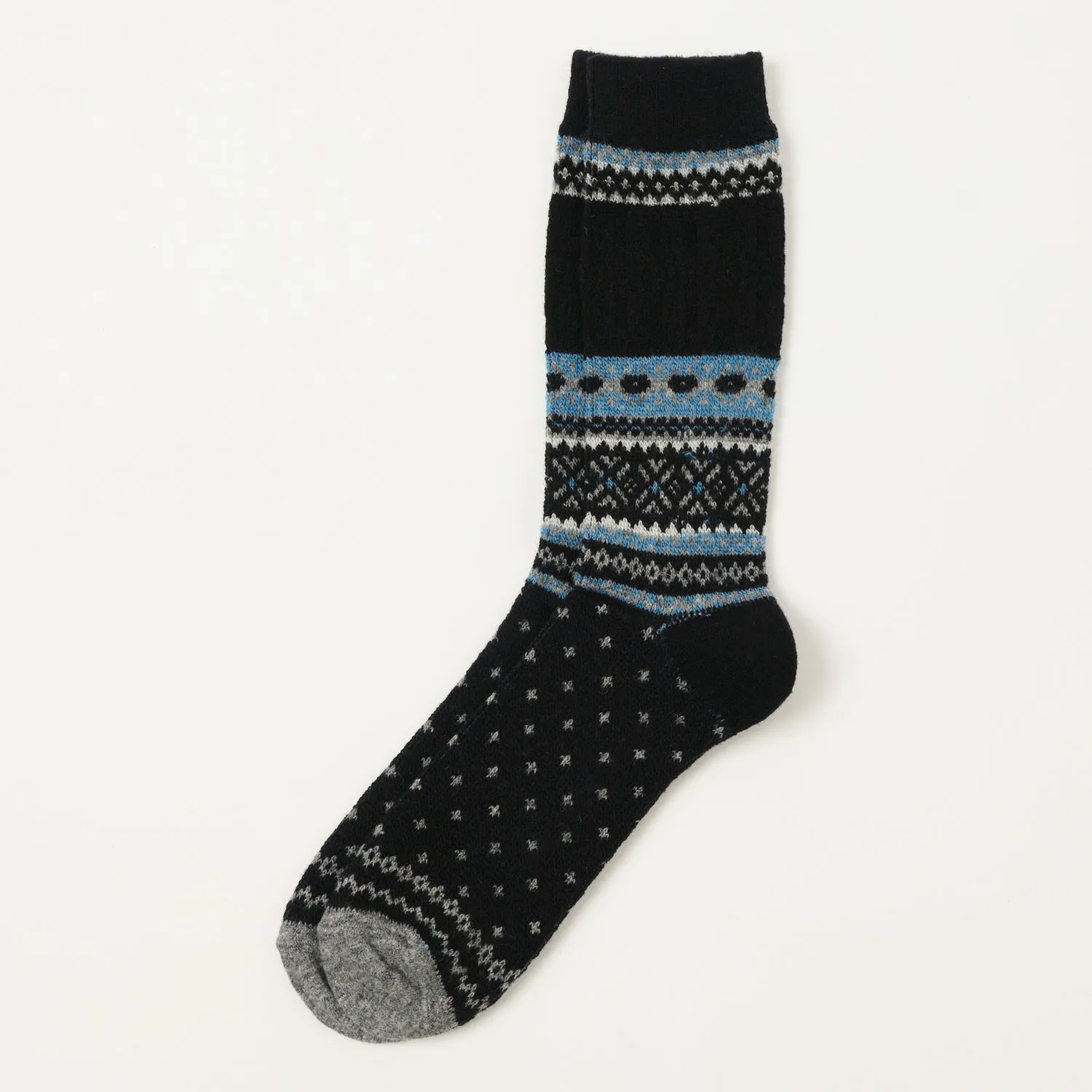 Anonymous Ism Snow Links JQ Crew Sock - Black sold by Son of a Stag