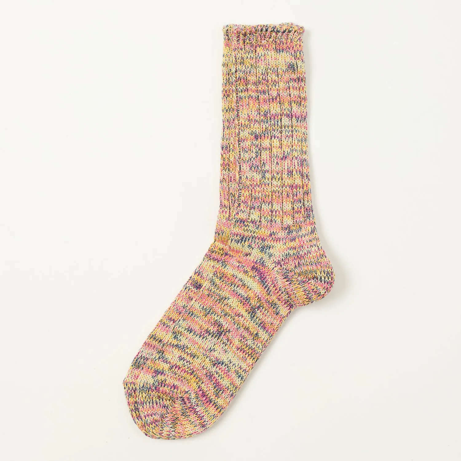 Anonymous Ism 5 Colour Mix Crew Sock - Pink/Multi sold by Son of a Stag