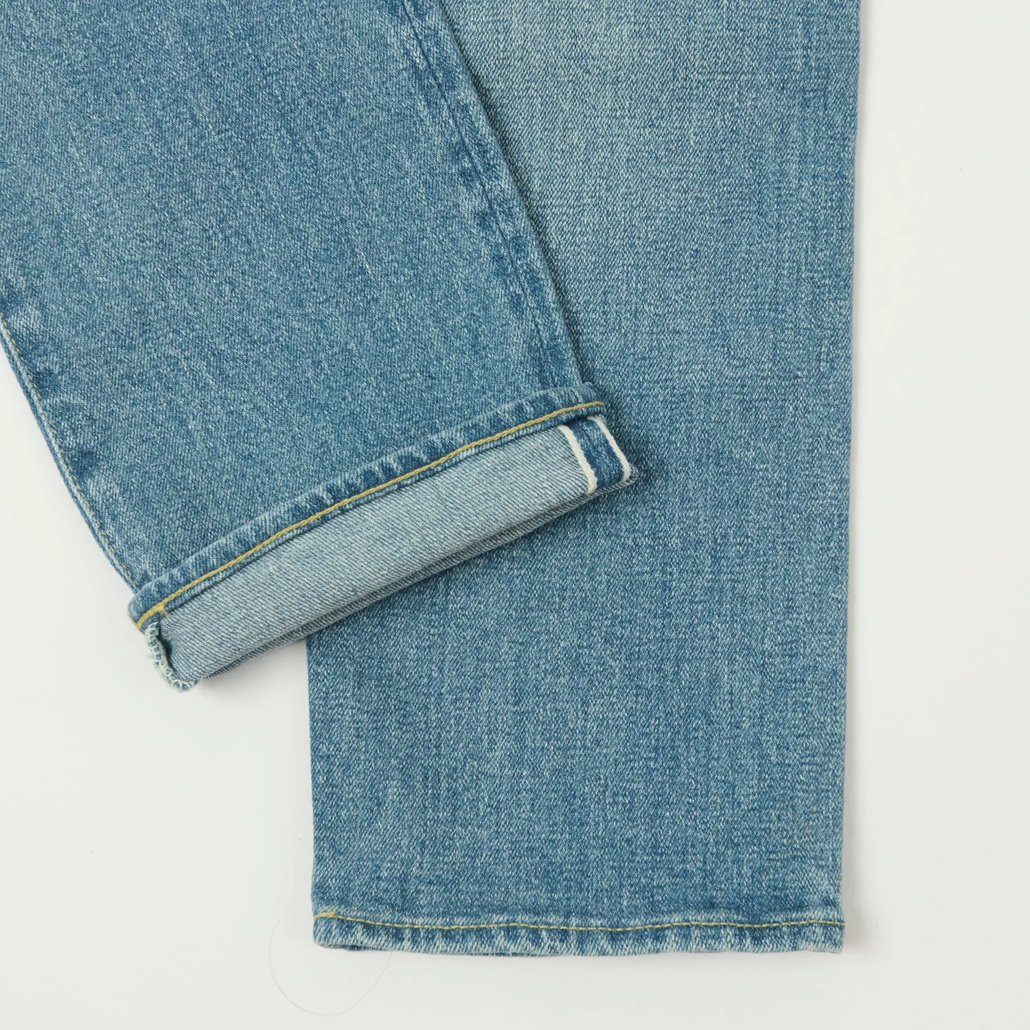 ONI Denim 121S Ishikawadai 15oz Slim Tapered Stretch Jean - Bleach Wash sold by Son of a Stag product image thumbnail 3